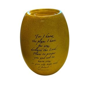 SEAGULL STUDIOS HEART WARMERS CERAMIC TEA LIGHT CANDLE HOLDER‎ VERSE